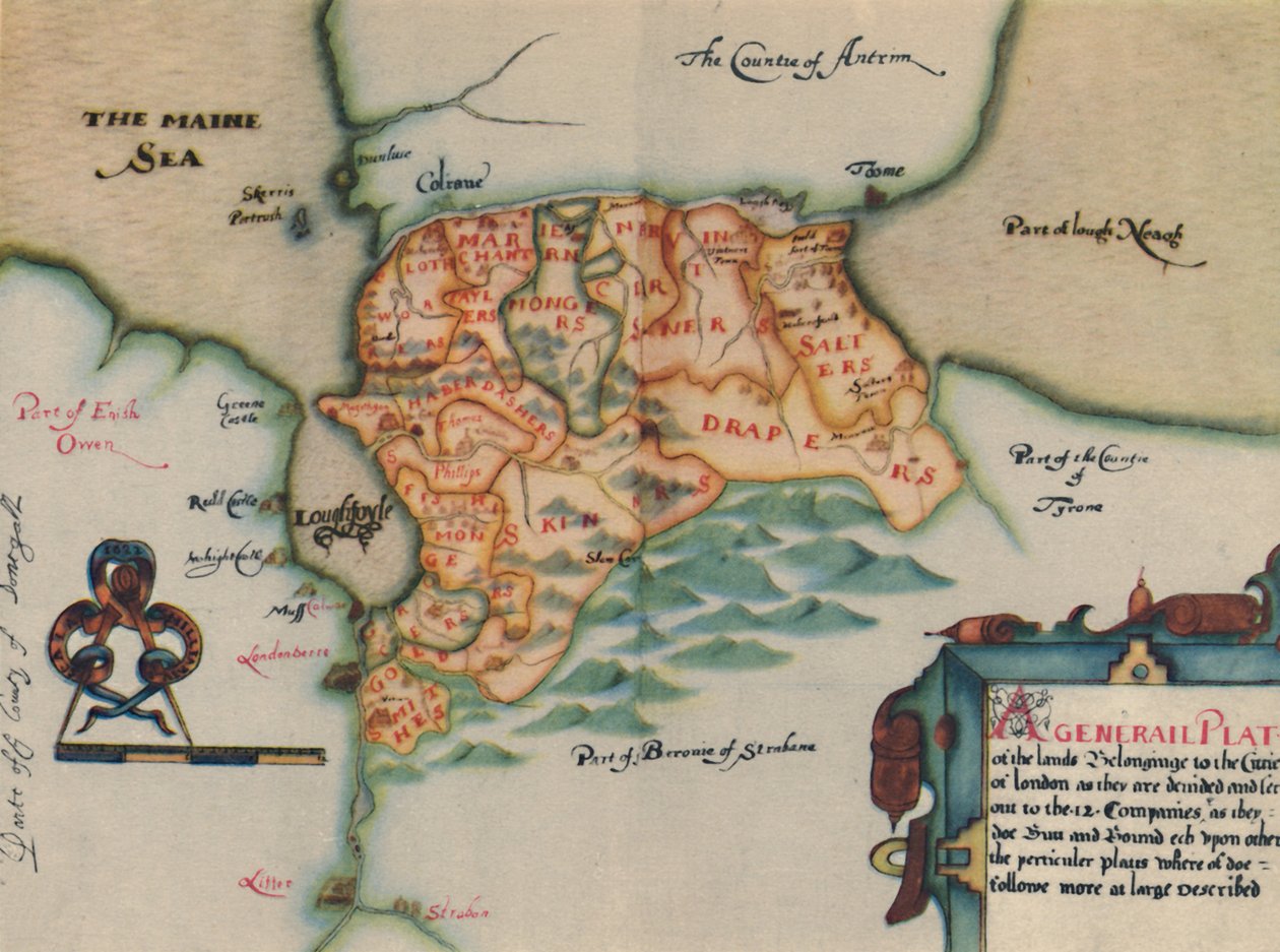 De plantage van Ulster, 17e eeuw, 1948 door Unbekannt
