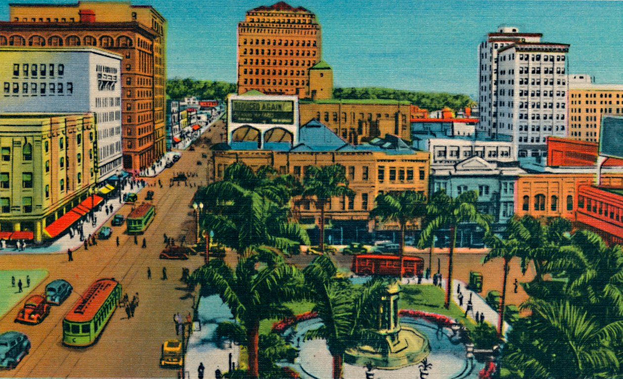 Het Plaza. San Diego, Californië, ca. 1941 door Unbekannt