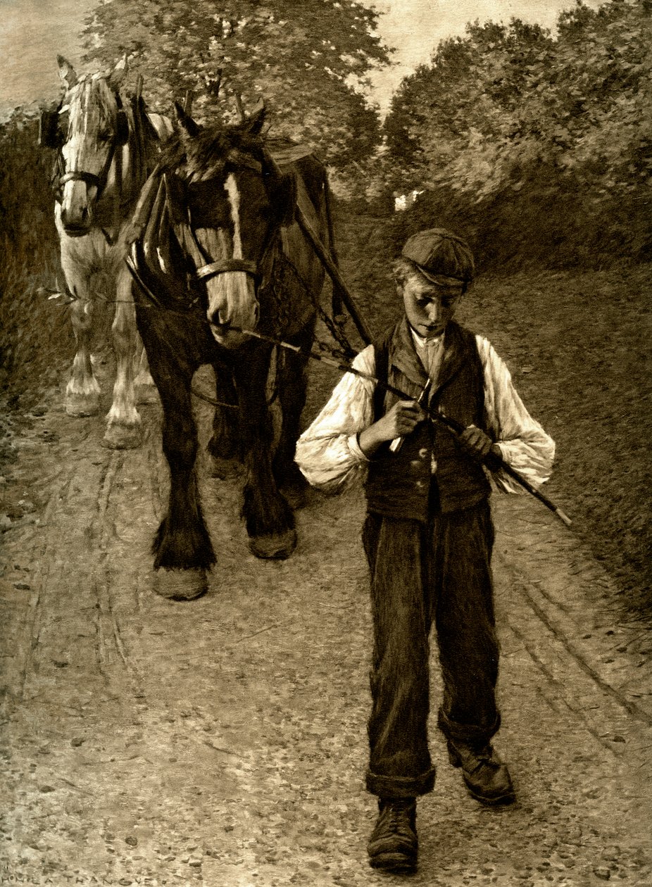 De Ploegjongen, 1900 door Unbekannt