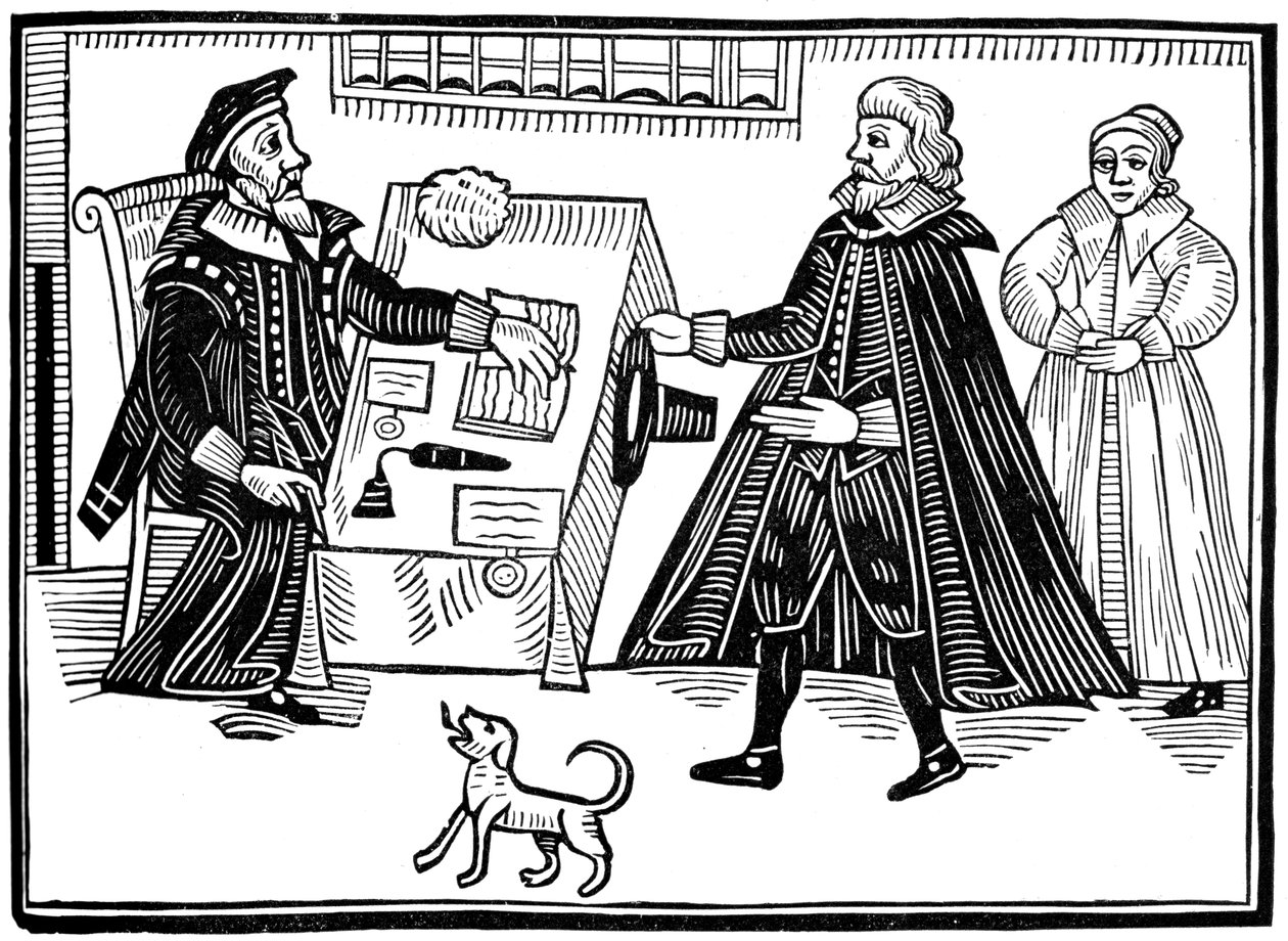 De Proctor en Parator, 1641 door Unbekannt