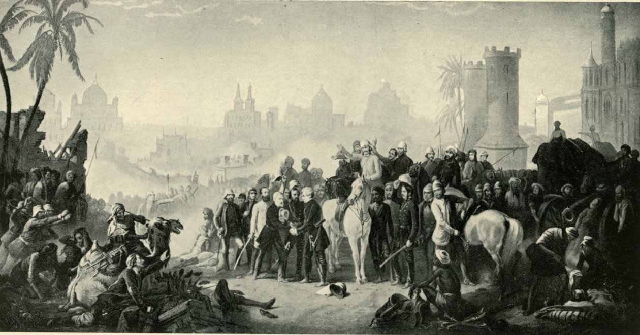 De verlichting van Lucknow...november 1857, 1901 door Unbekannt