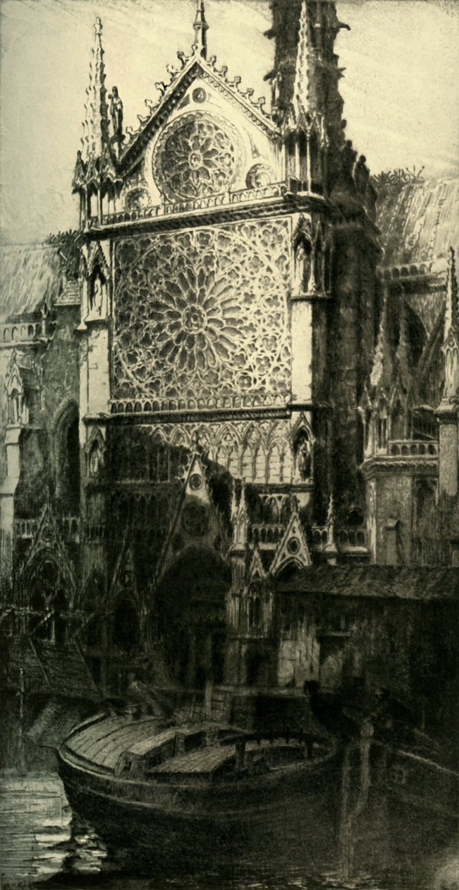 Het roosvenster, 1908 door Unbekannt