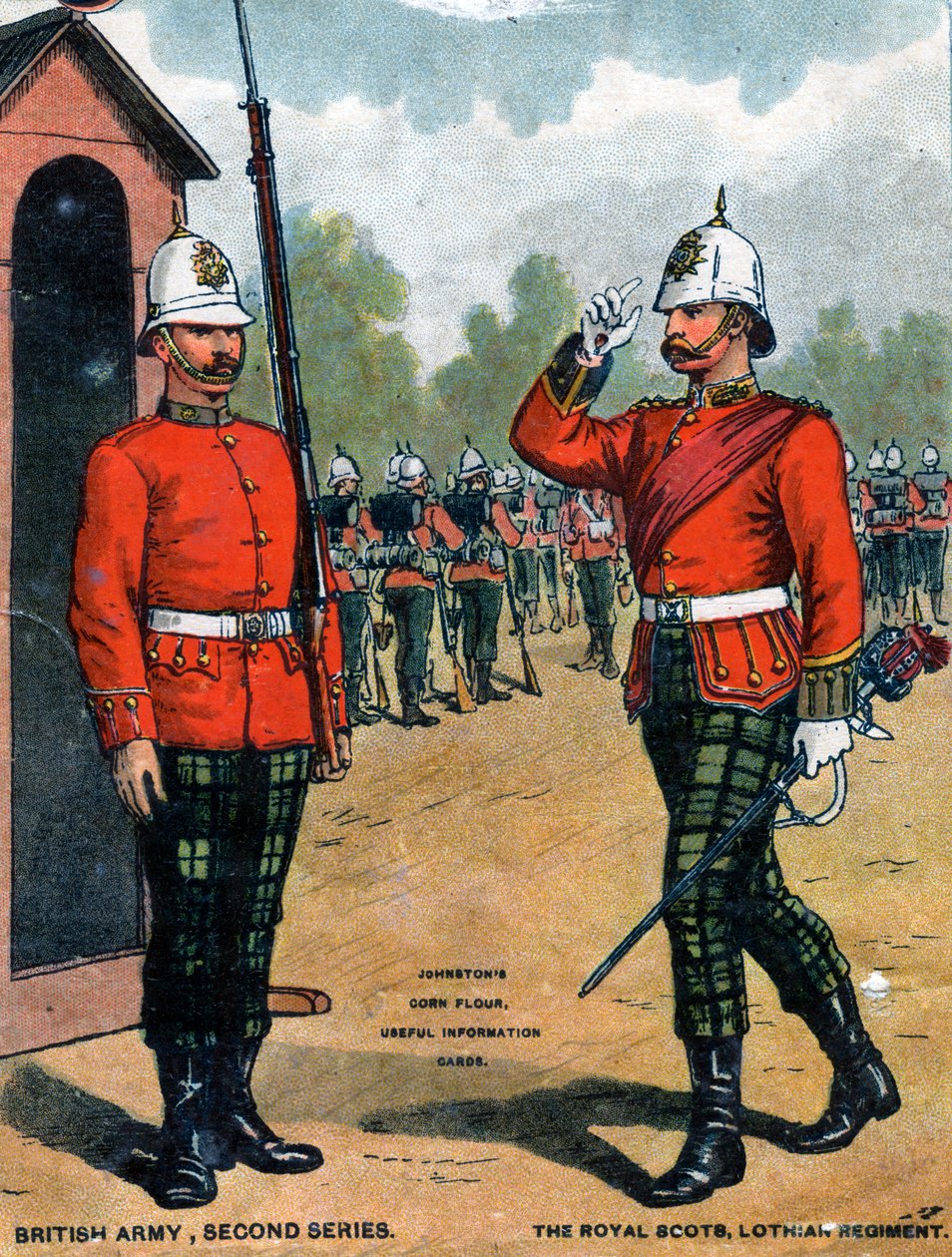 Het Royal Scots Lothian Regiment door Unbekannt