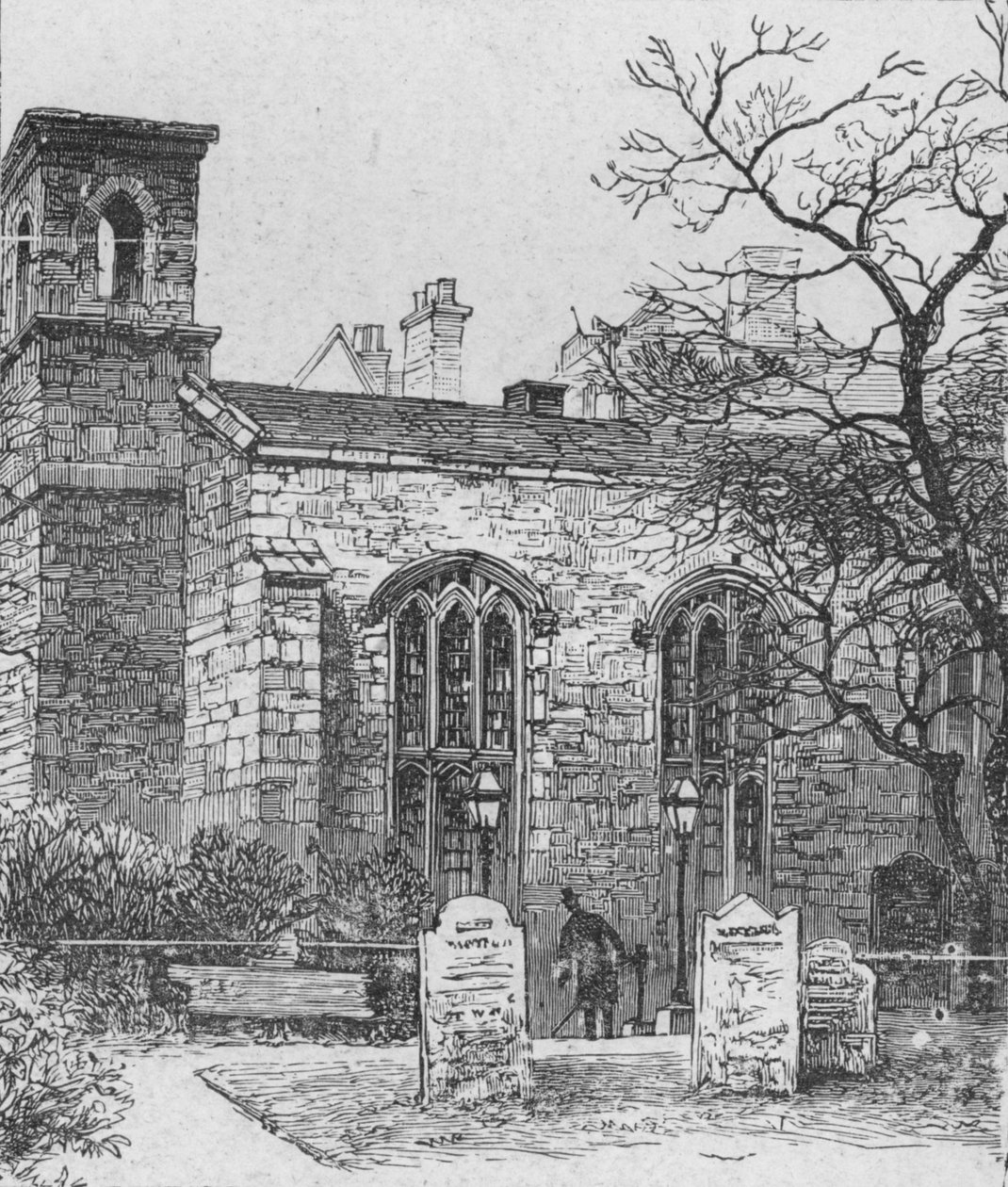 De Savoy Kapel, 1890 door Unbekannt