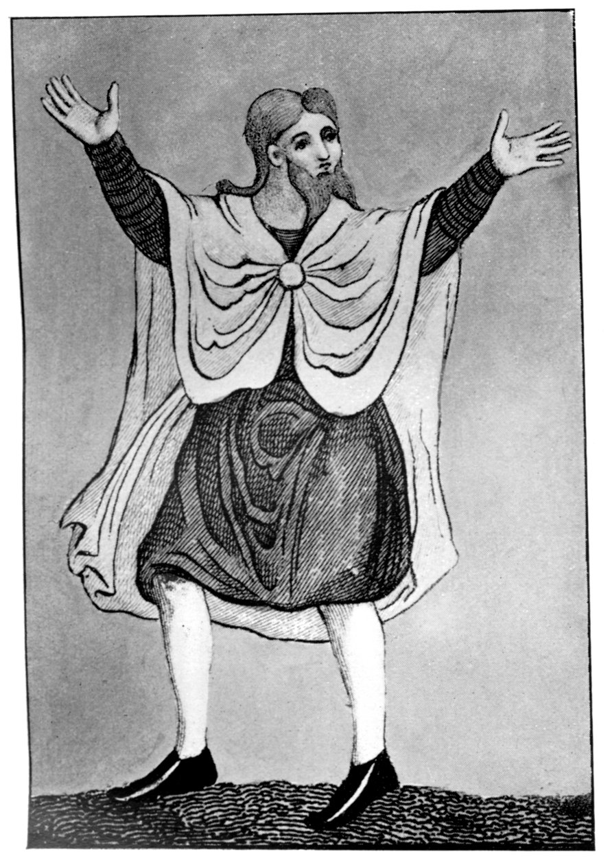 De Saksische mantel, 1910 door Unbekannt