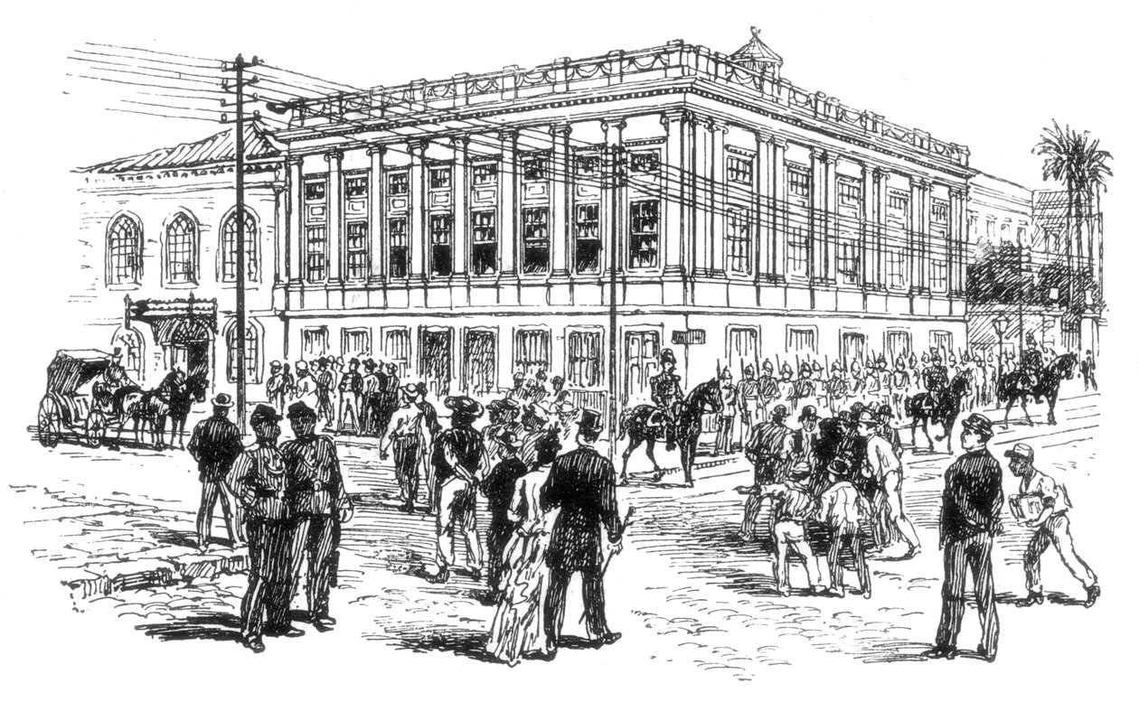 Het Senaatshuis, Rio De Janeiro, Brazilië, 1892 door Unbekannt