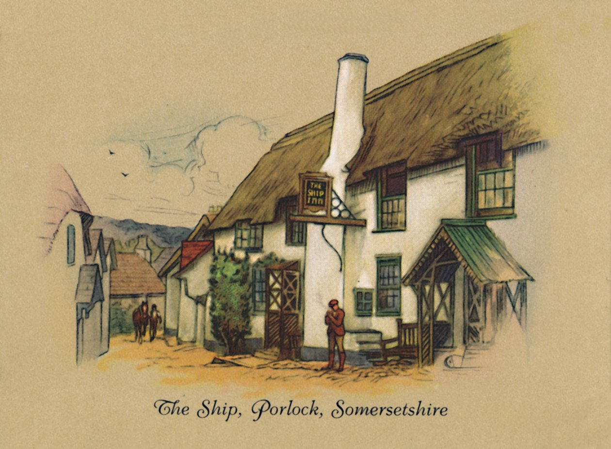 Het schip, Porlock, Somerset, 1939 door Unbekannt
