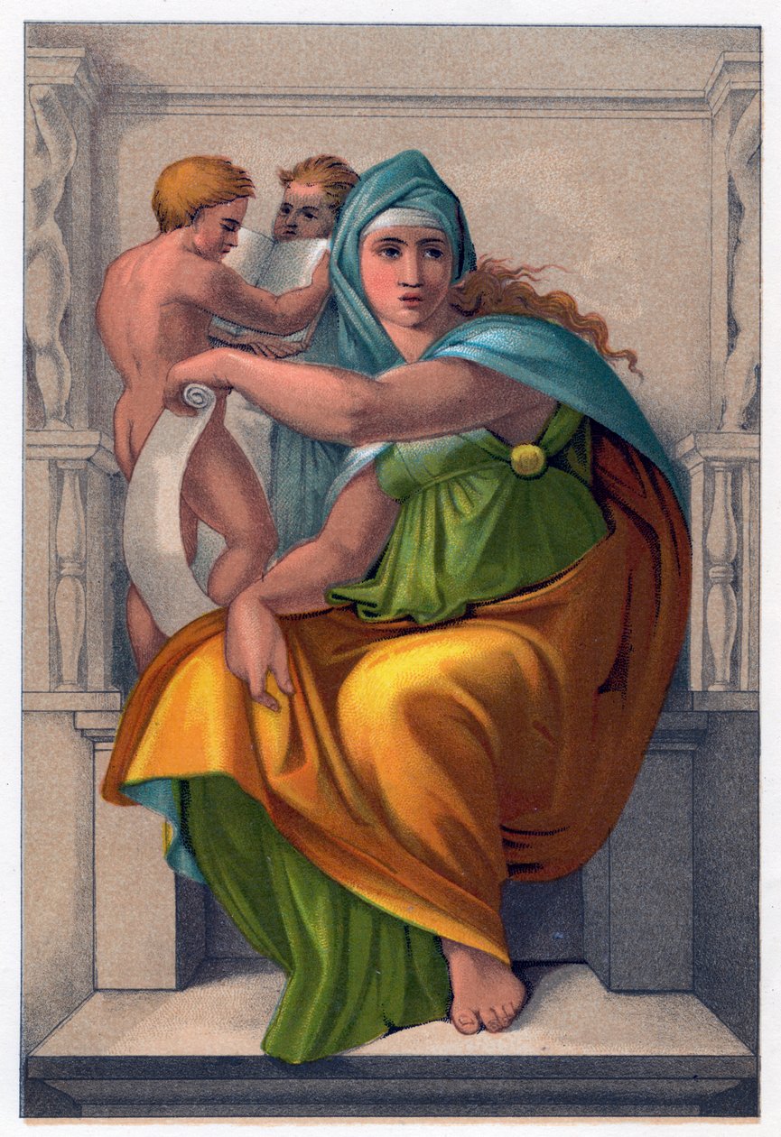 De Sibylle van Delphi door Unbekannt
