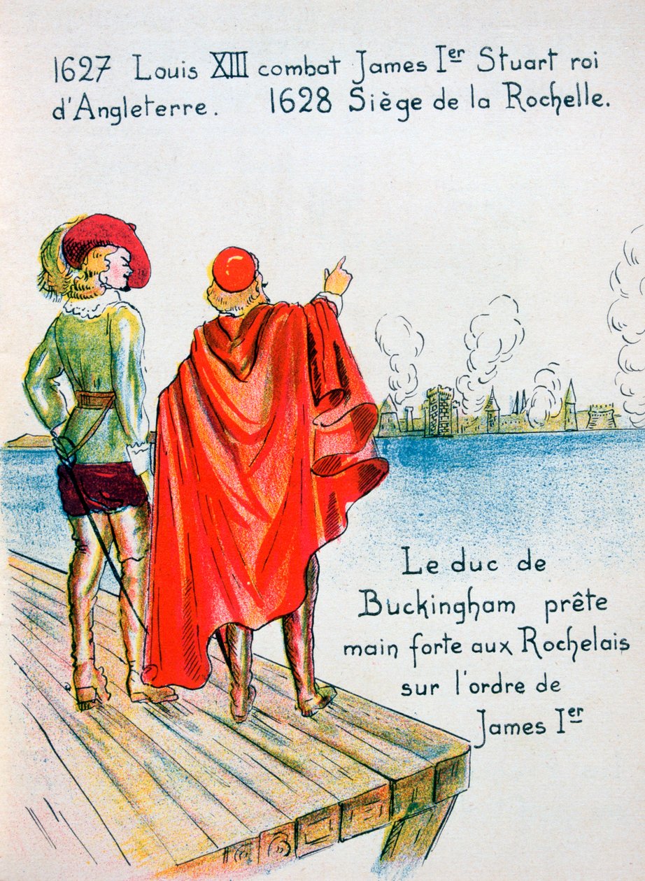 Het Beleg van La Rochelle, 1628 20e eeuw door Unbekannt