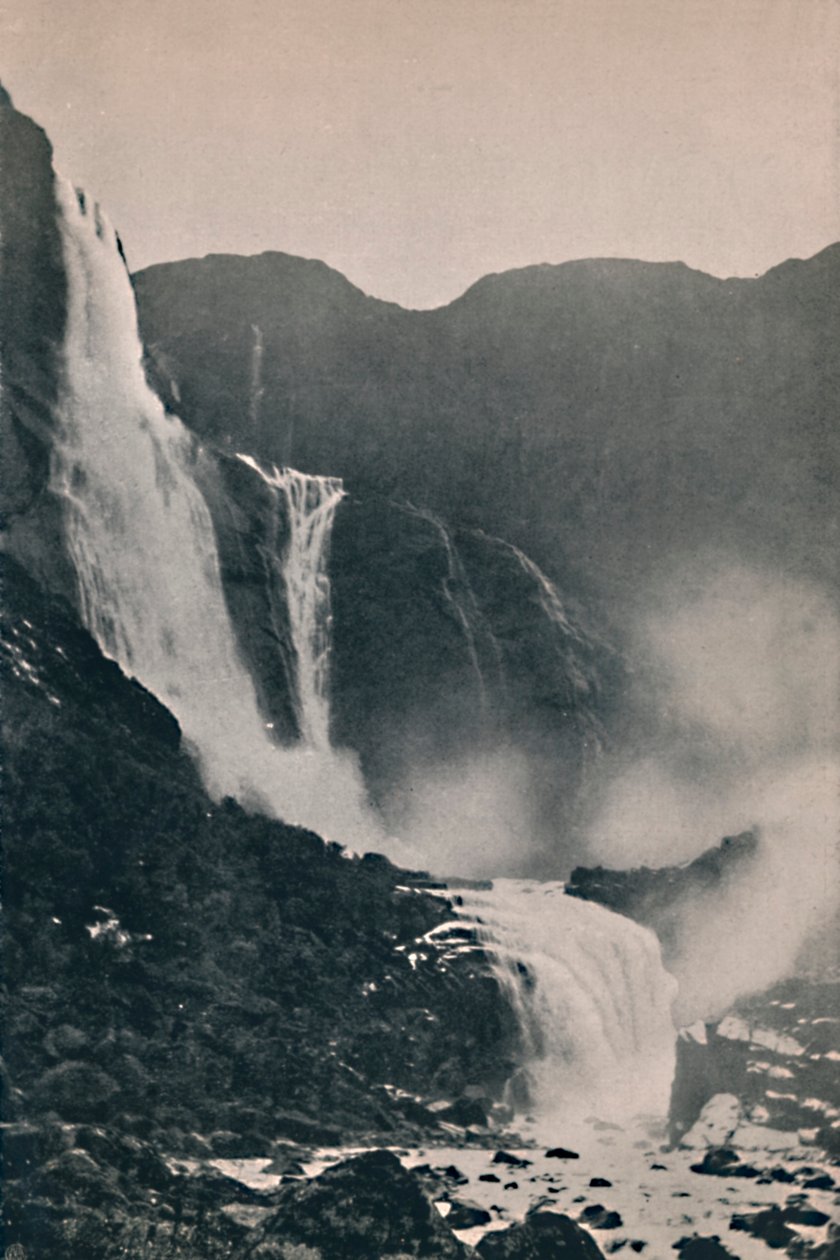 De Skjeggedal Watervallen, 1914 door Unbekannt