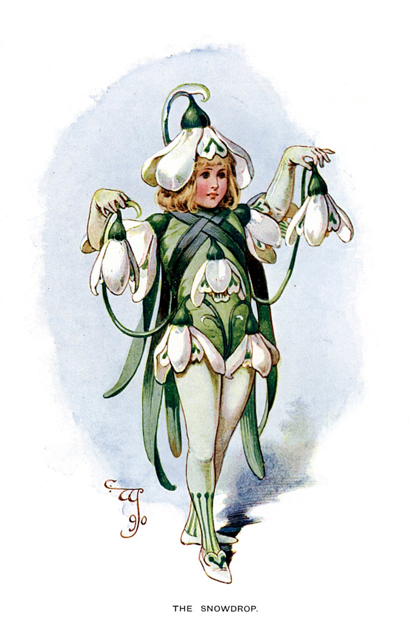 Het sneeuwklokje, 1899 door Unbekannt