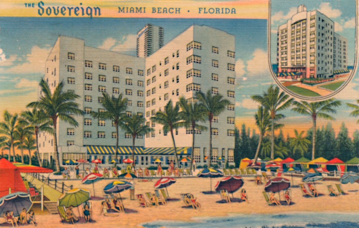 The Sovereign. Miami Beach, Florida door Unbekannt