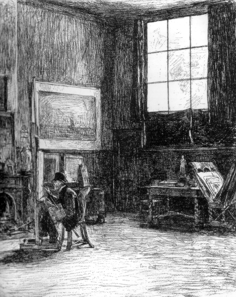 Het Atelier Noord, ca. 1880-1882 door Unbekannt