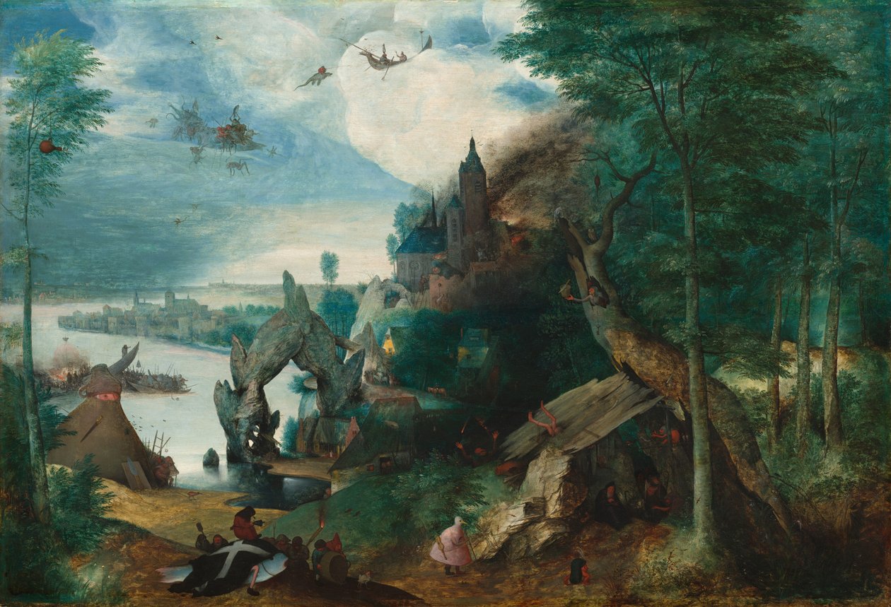 De verzoeking van Sint Antonius door Unbekannt