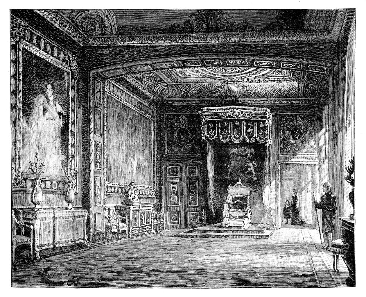 De Troonzaal, Windsor Castle door Unbekannt