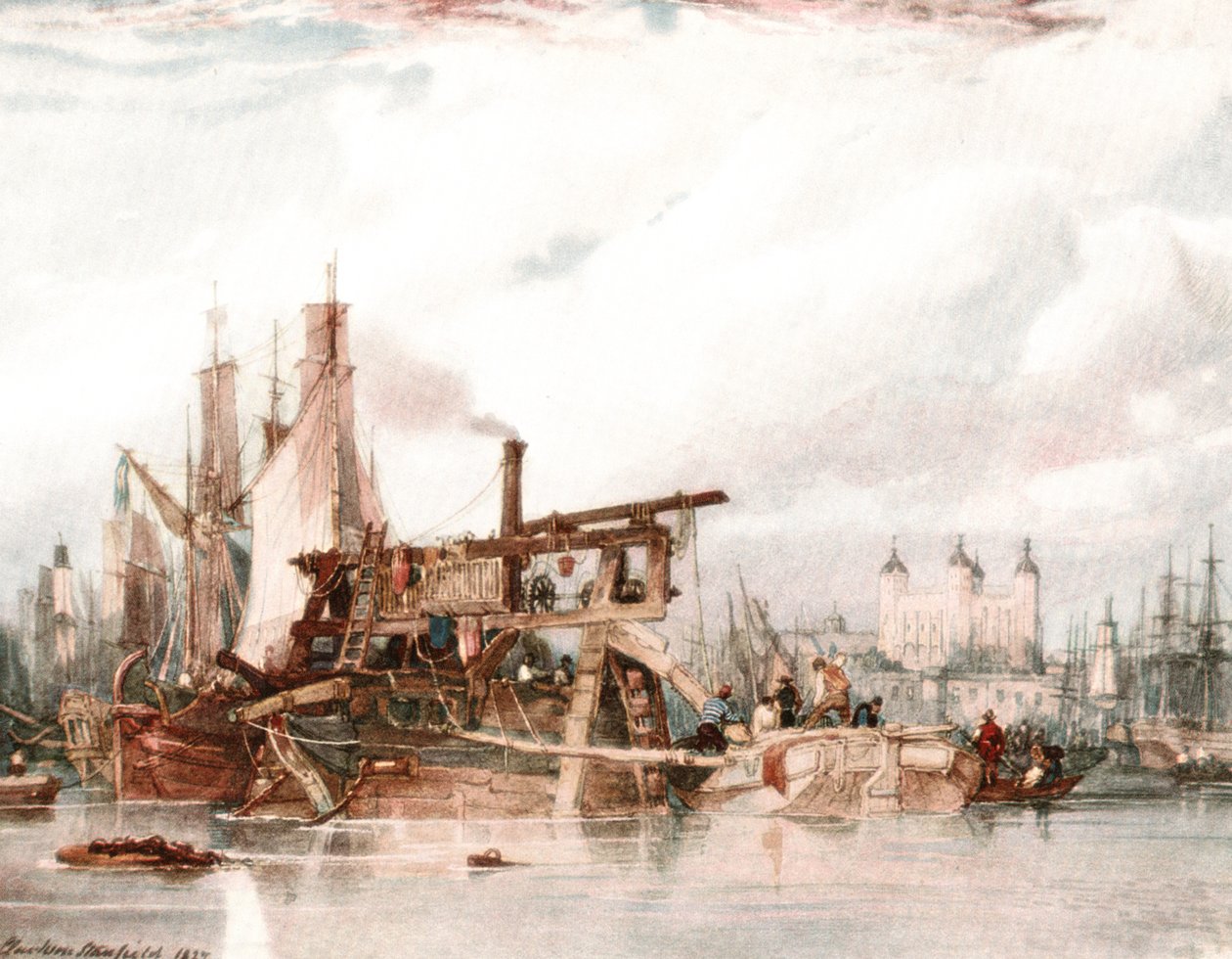 De Tower of London, circa 1827, circa 1900 door Unbekannt