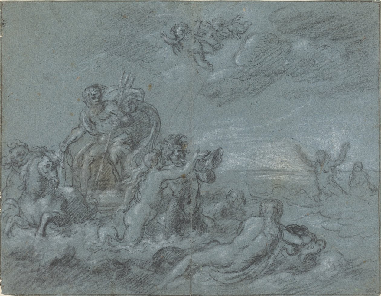 De triomf van Neptunus door Unbekannt
