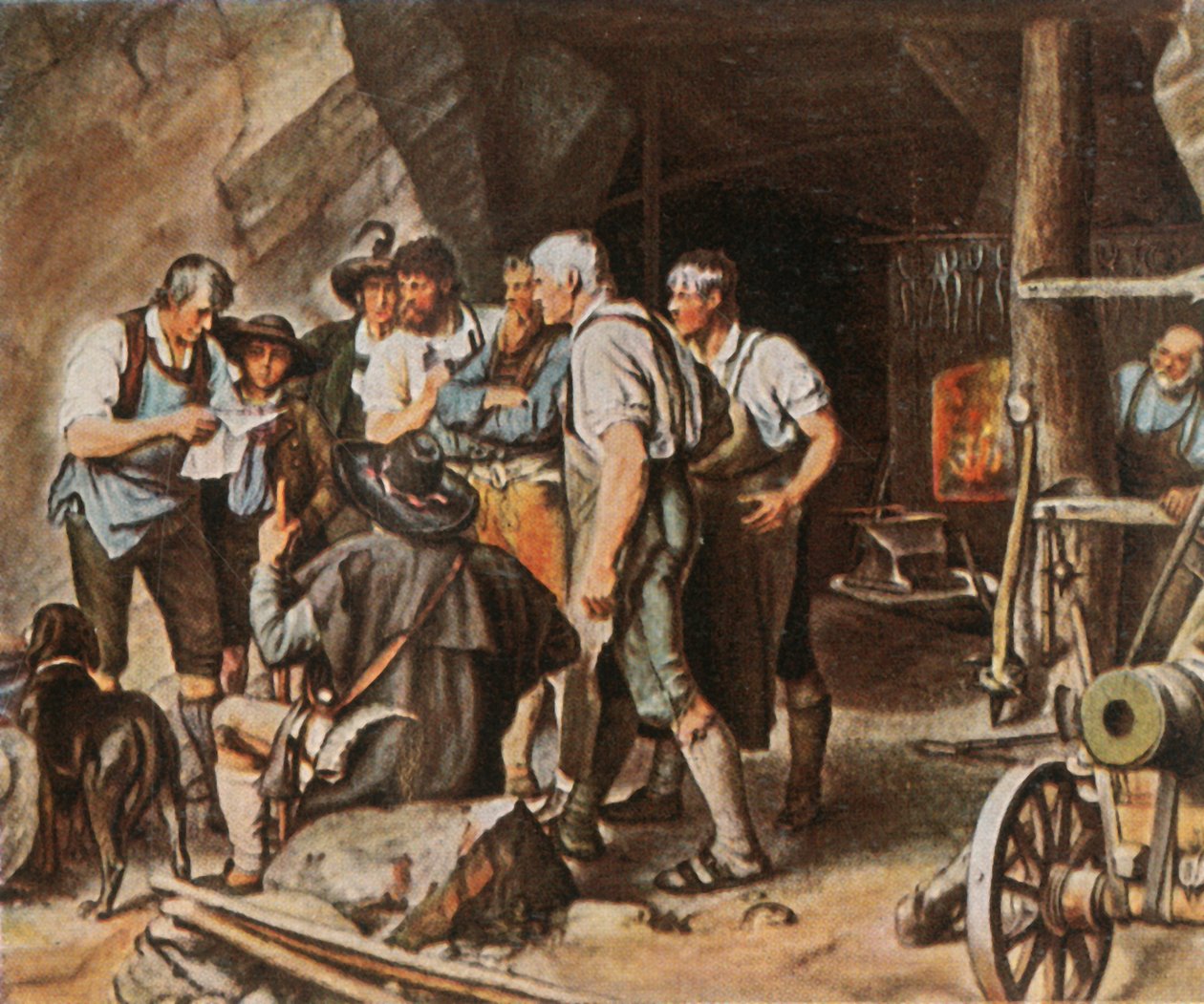 De Tiroler Opstand, 1809, 1936 door Unbekannt
