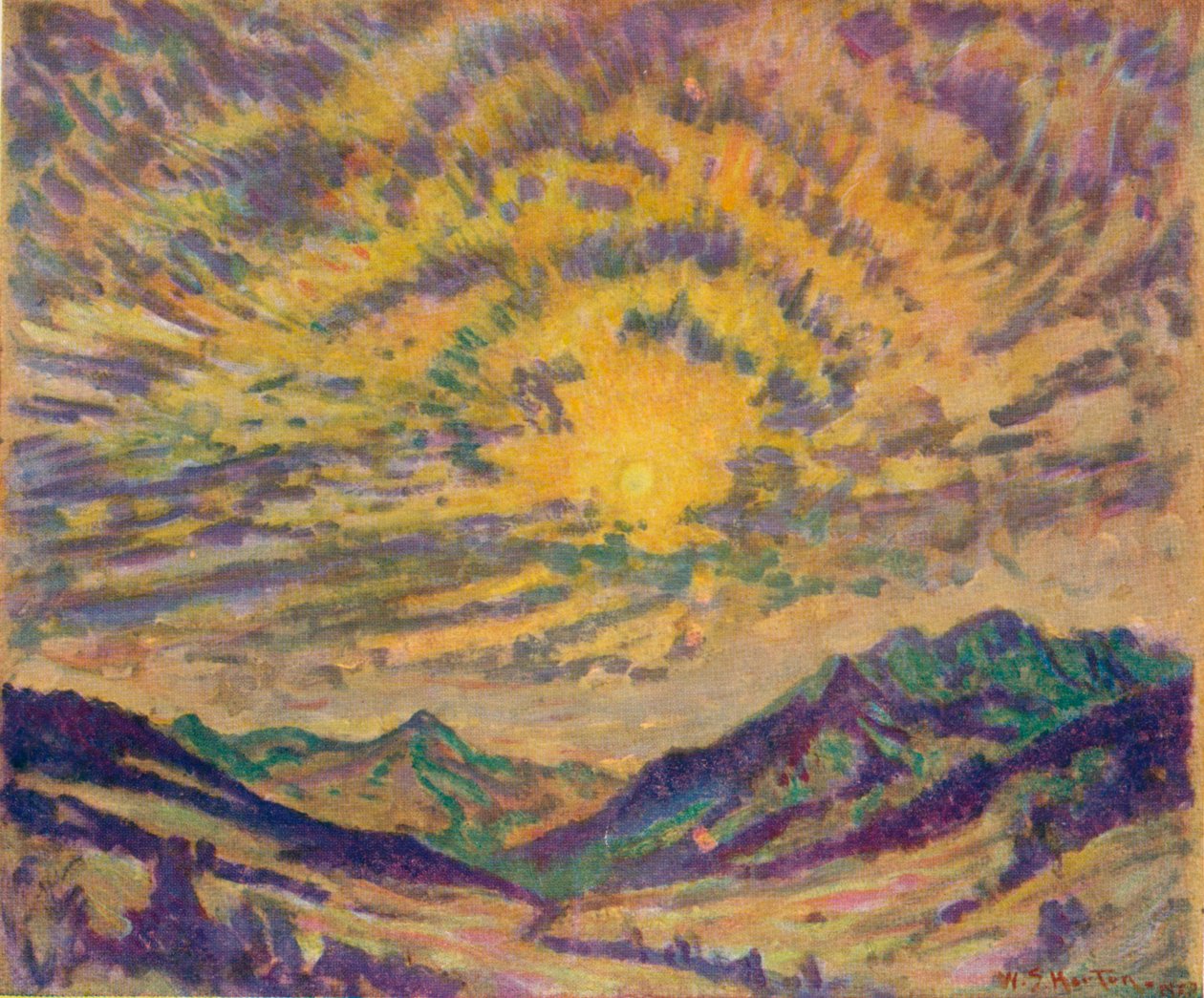 De Winterzon, ca. 1885-1925, 1925 door Unbekannt