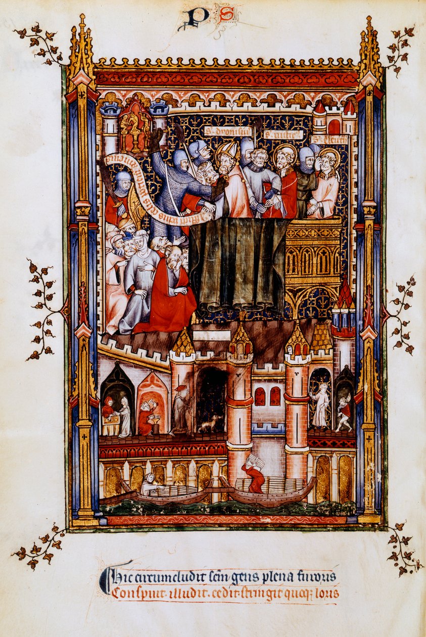 De arrestatie van St. Denis, 1317 door Unbekannt