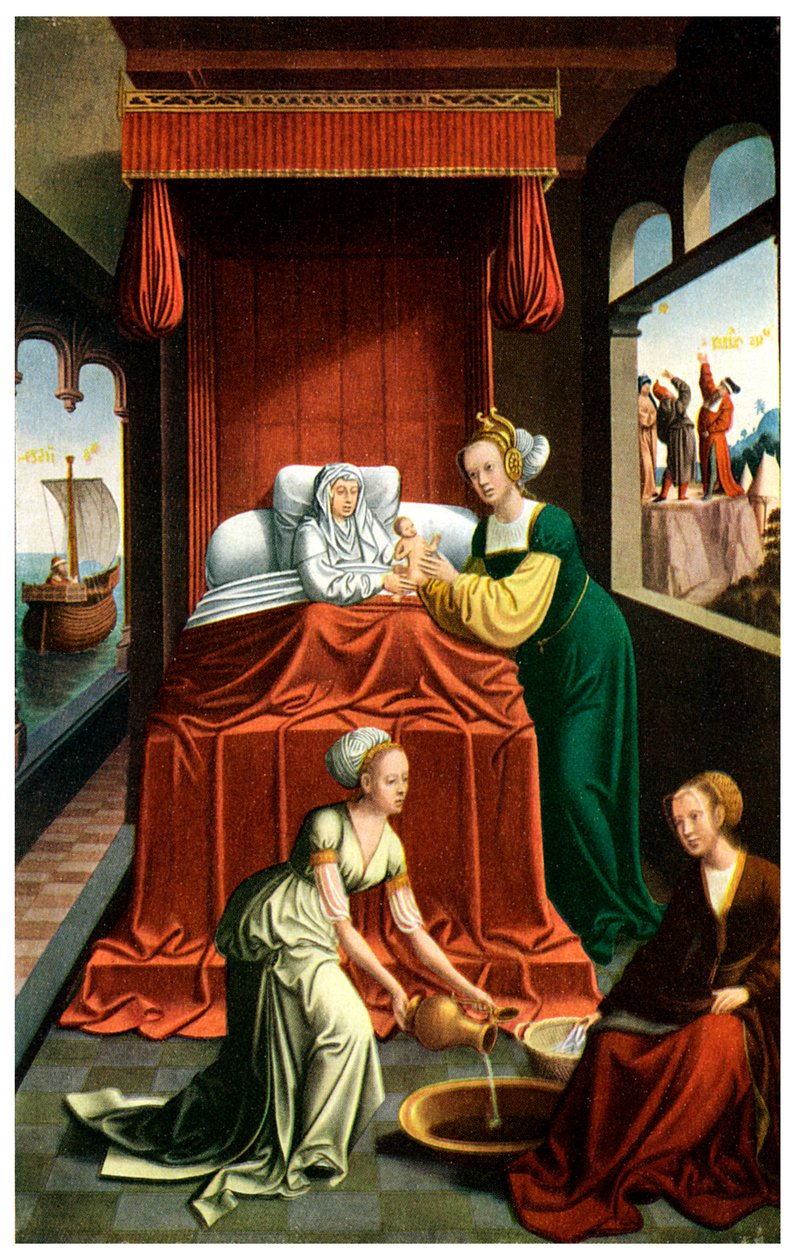 De geboorte van de Maagd, ca. 1520 door Unbekannt