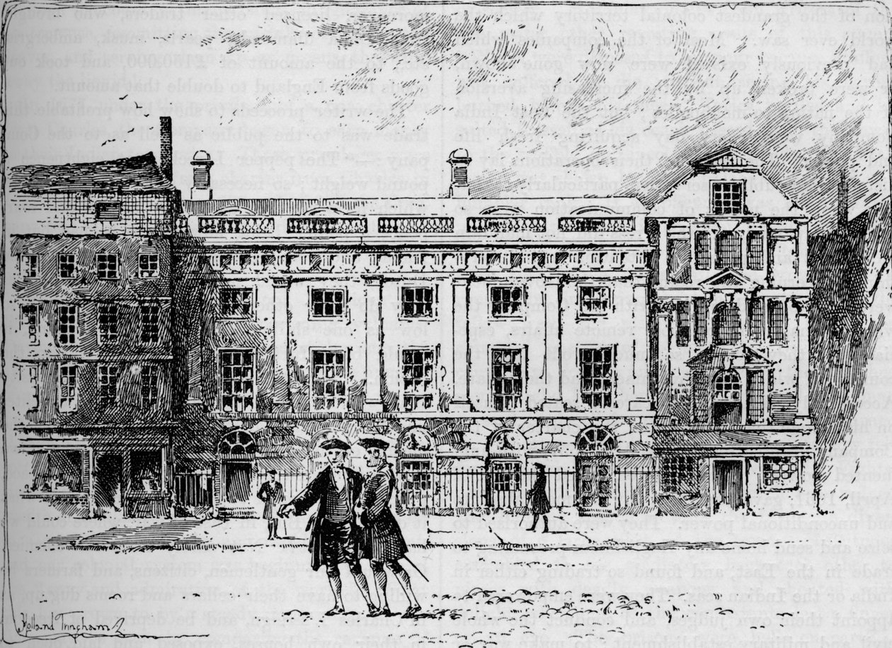 Het oude Oost-Indisch Huis in 1630, 1905 door Unbekannt