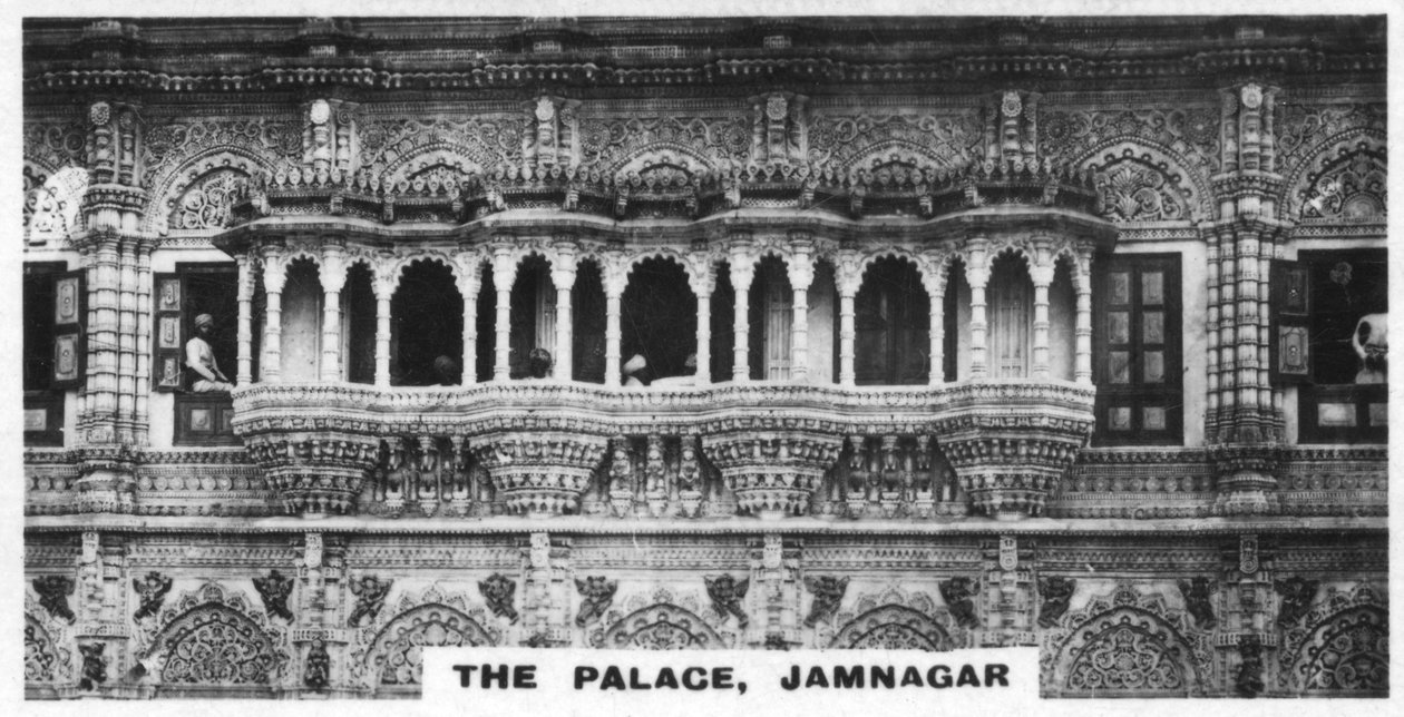 Het paleis, Jamnagar, India, ca. 1925 door Unbekannt