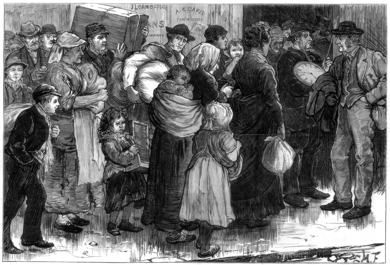 Het pandjeshuis in Merthyr-Tydfil, Wales, 1875 door Unbekannt