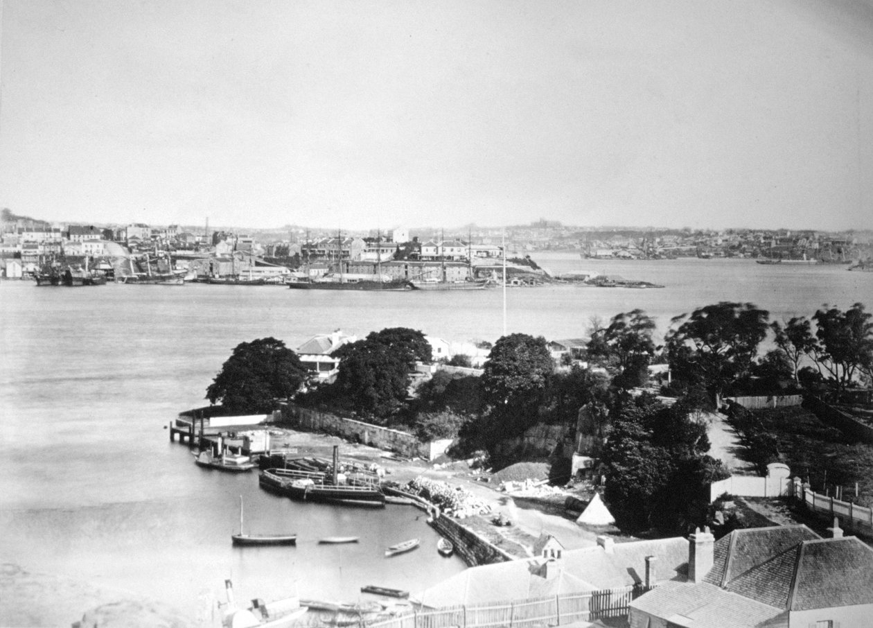 De kade, Sydney, New South Wales, Australië, 1870-1880 door Unbekannt