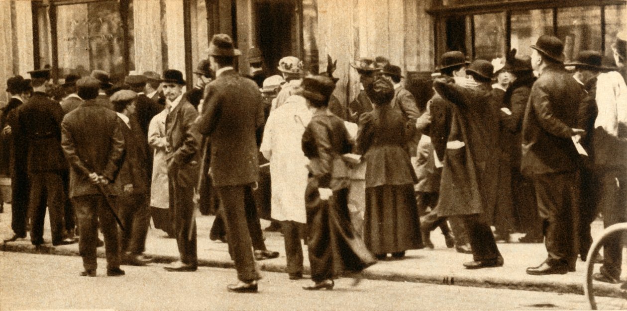 Het zinken van de Lusitania, mei 1915, 1933 door Unbekannt