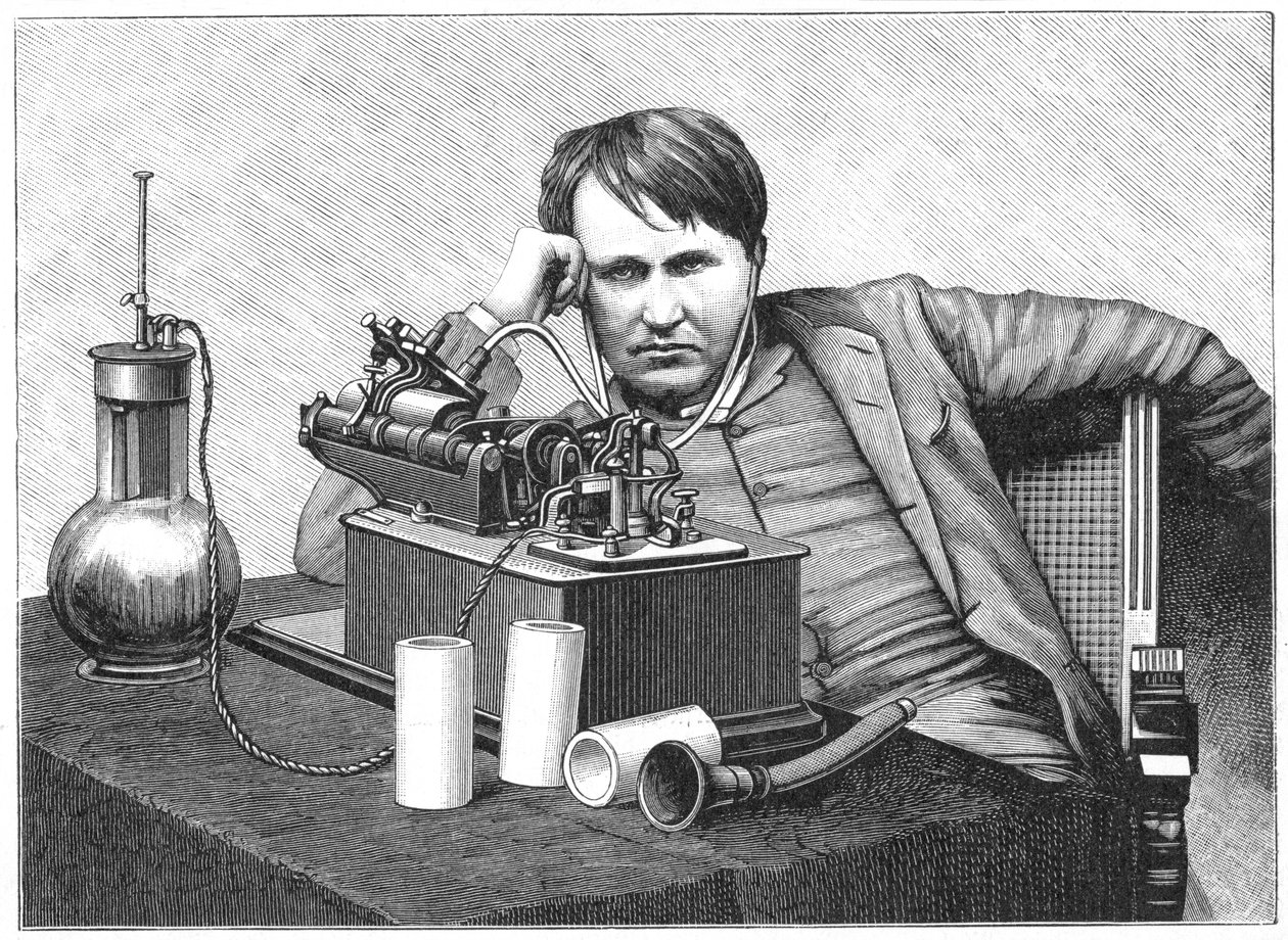 Thomas Alva Edison, 1888 door Unbekannt