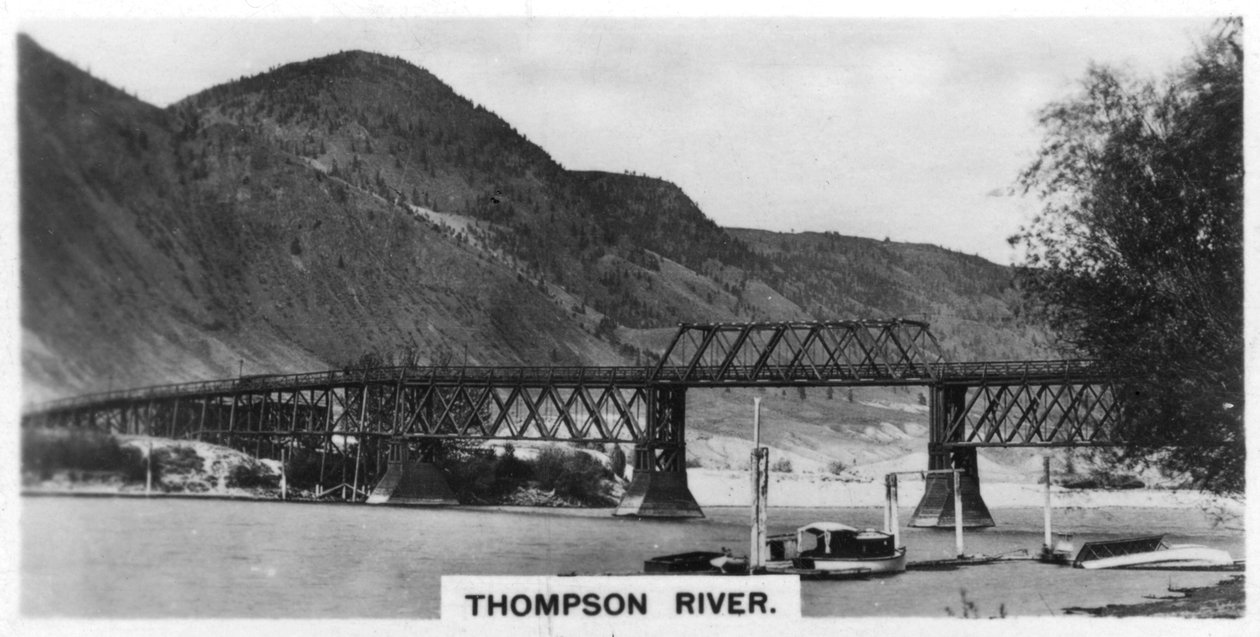 Thompson River, Brits-Columbia, Canada door Unbekannt