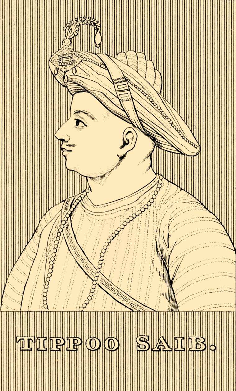 Tippoo Saib, 1750-1799, 1830 door Unbekannt