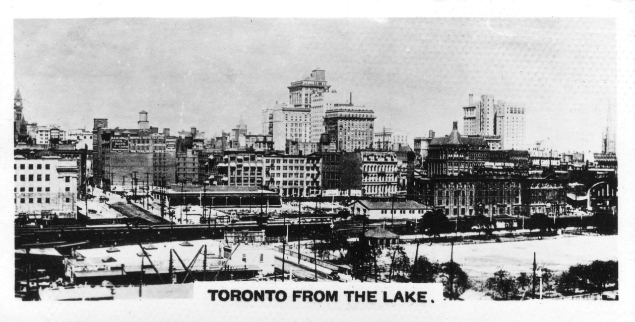Toronto vanaf het meer, Canada, c1920s door Unbekannt