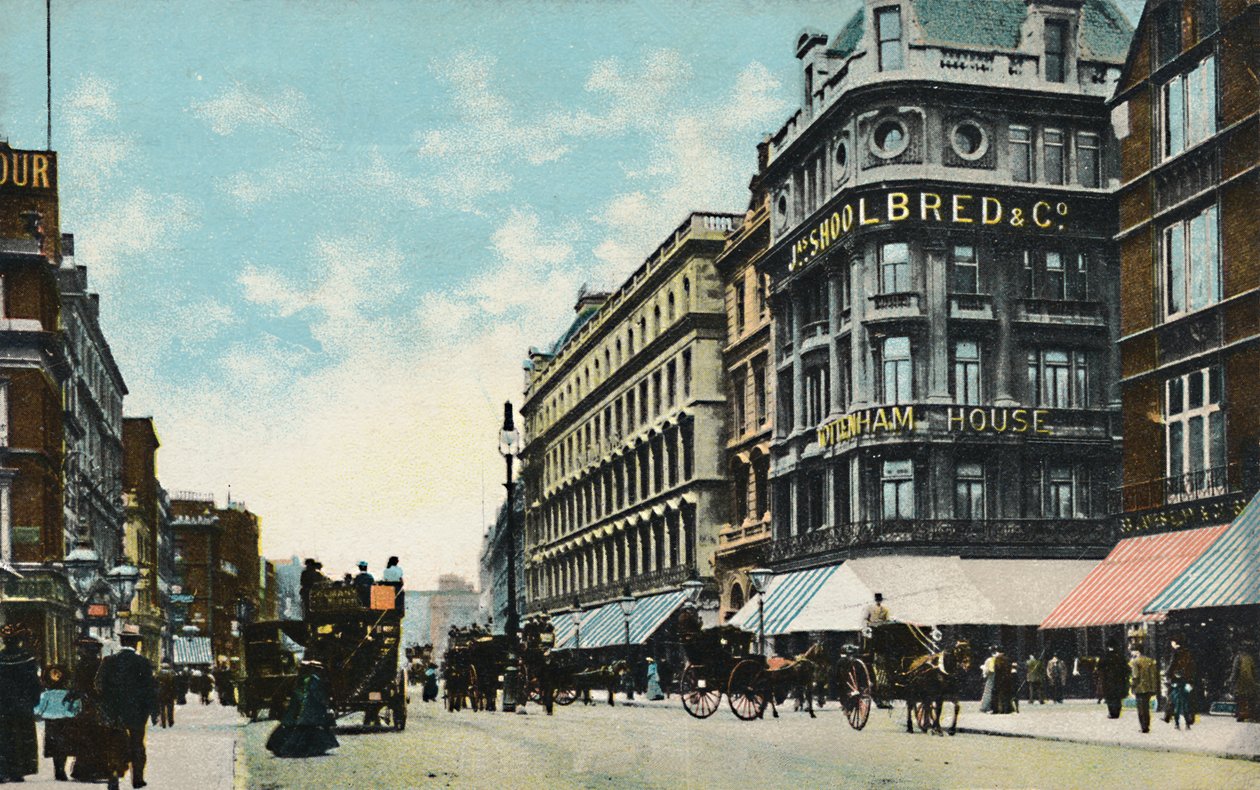 Tottenham Court Road, Londen, 1906 door Unbekannt
