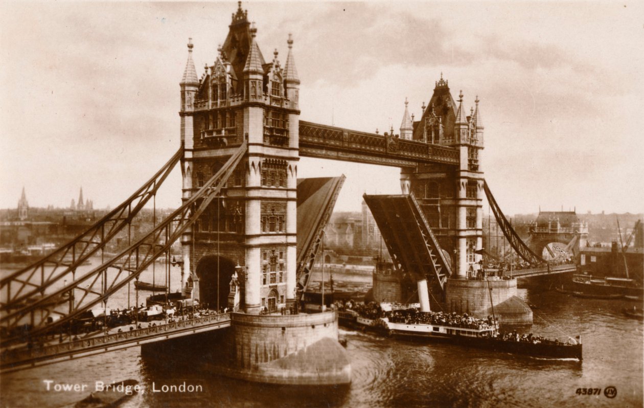 Tower Bridge, Londen door Unbekannt