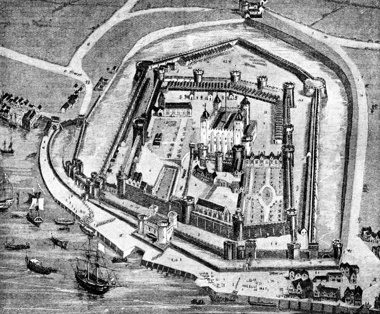 Tower of London, 16e eeuw, 1909 door Unbekannt