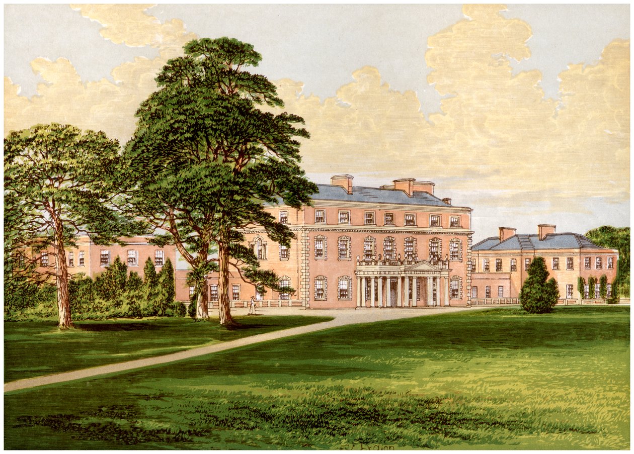 Trafalgar House, Wiltshire, huis van Earl Nelson, ca. 1880 door Unbekannt