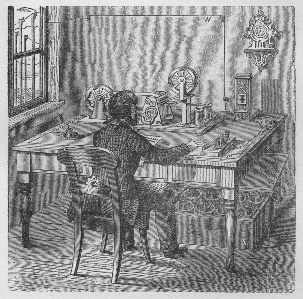 Een bericht verzenden, 1894 door Unbekannt