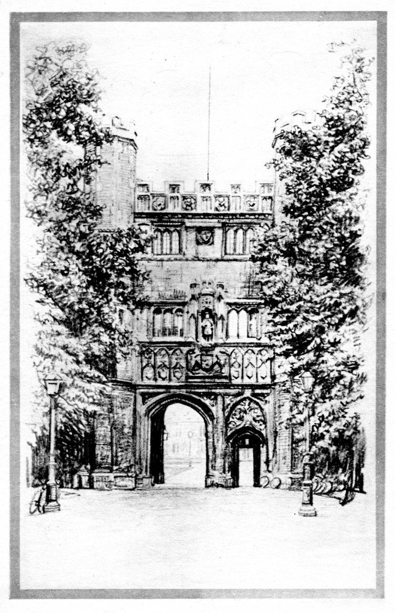 Trinity College, Cambridge, begin 20e eeuw door Unbekannt