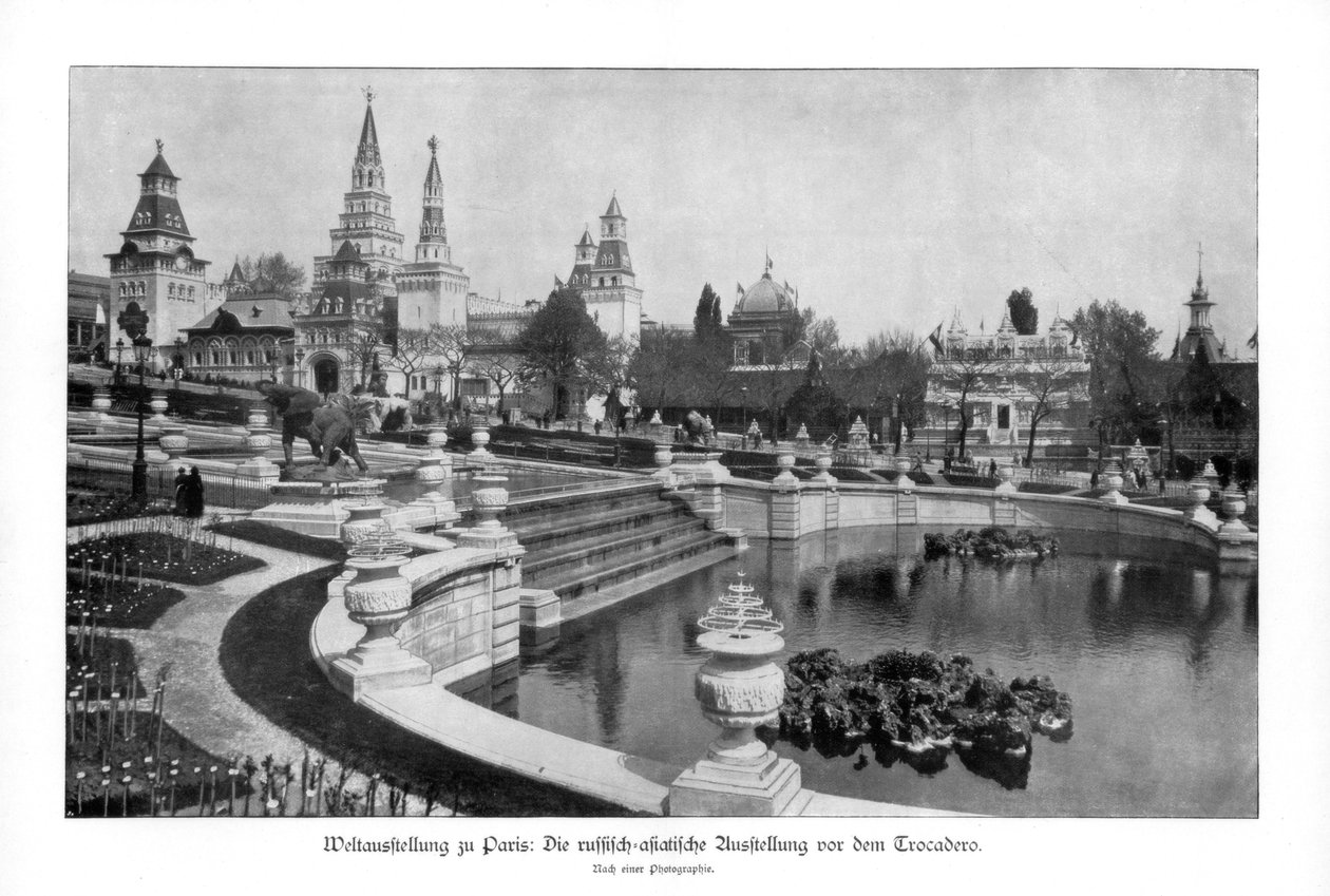 Trocadero, Wereldtentoonstelling Parijs, 1889, 1900 door Unbekannt