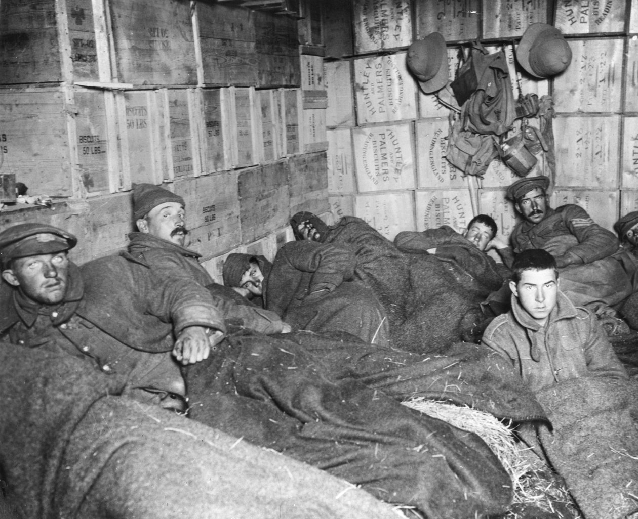 Troepen in rust, Dardanellen, Turkije, 1915-1916 door Unbekannt