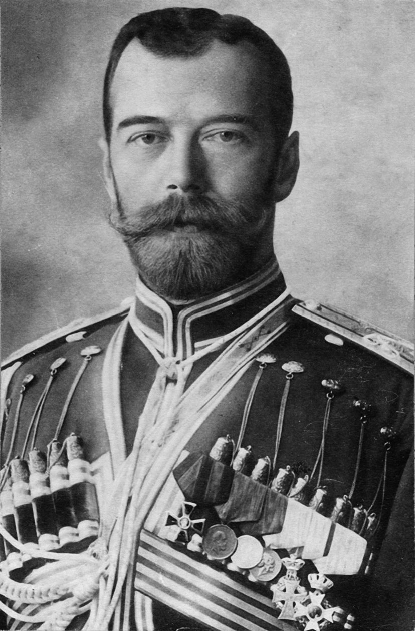 Tsaar Nicolaas II van Rusland, ca. 1900 door Unbekannt