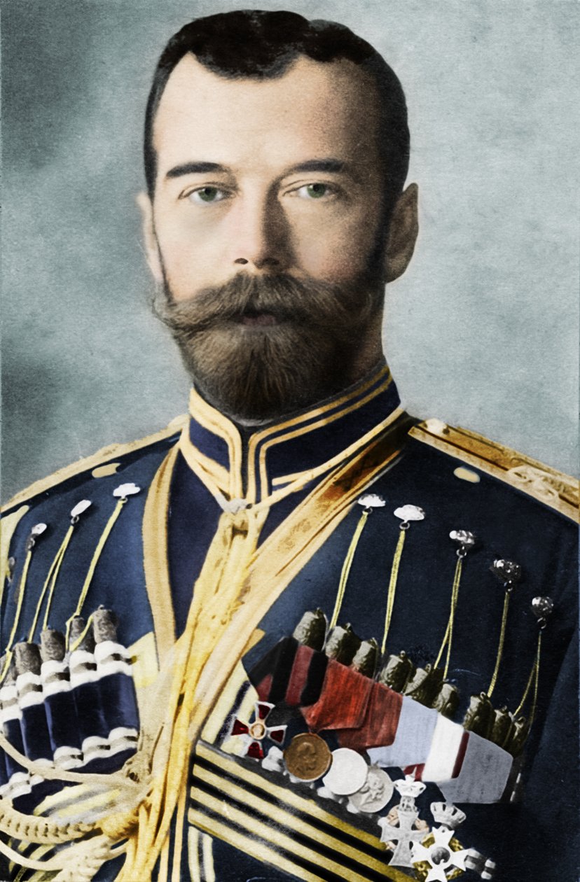 Tsaar Nicolaas II van Rusland, ca. 1900 door Unbekannt