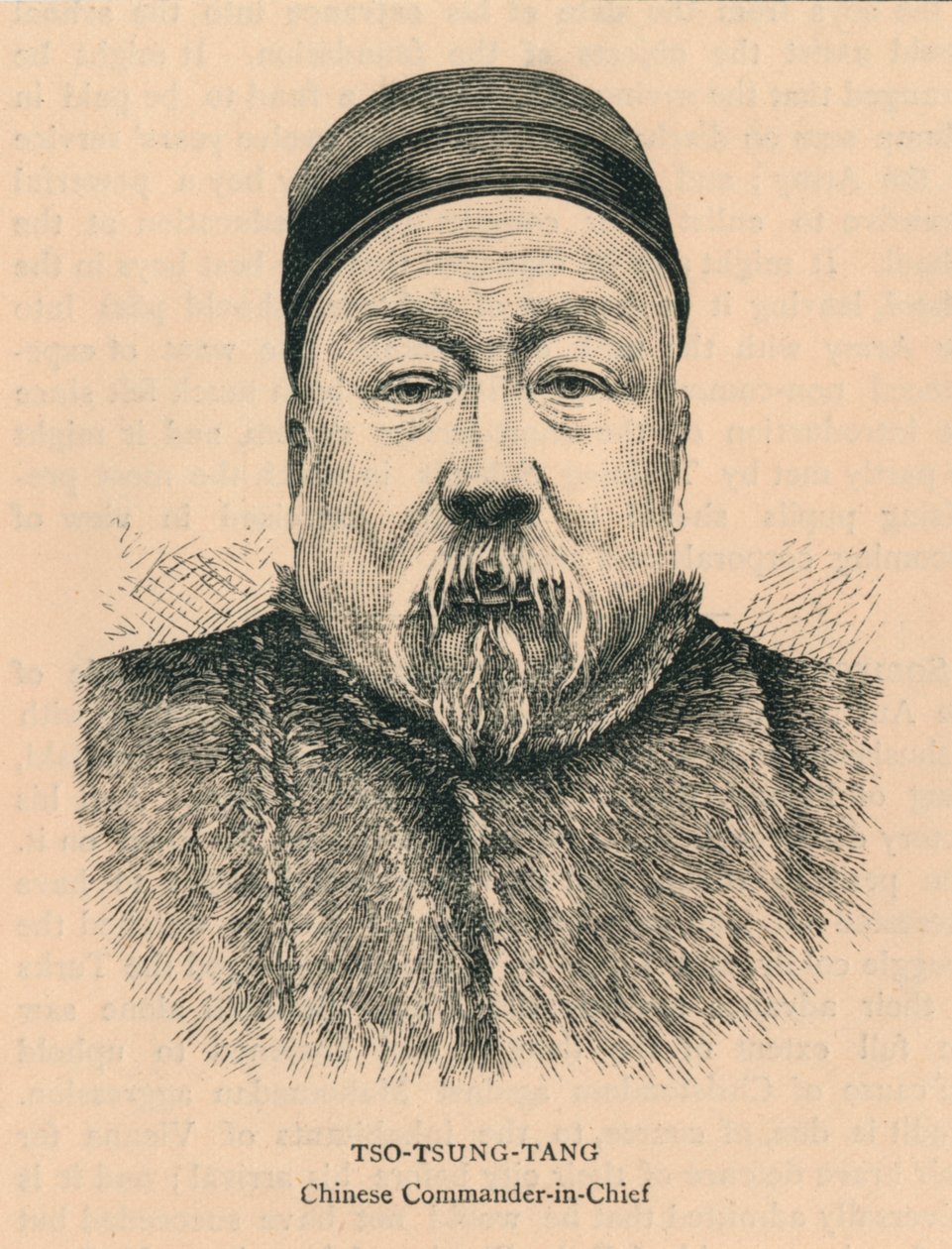 Tso-Tsung-Tang, Chinese opperbevelhebber, eind 19e eeuw door Unbekannt