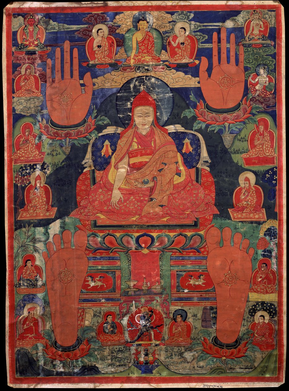 Tsuglag Gyatso, de Derde Pawo Rinpoche (ca. 1567-1630) door Unbekannt