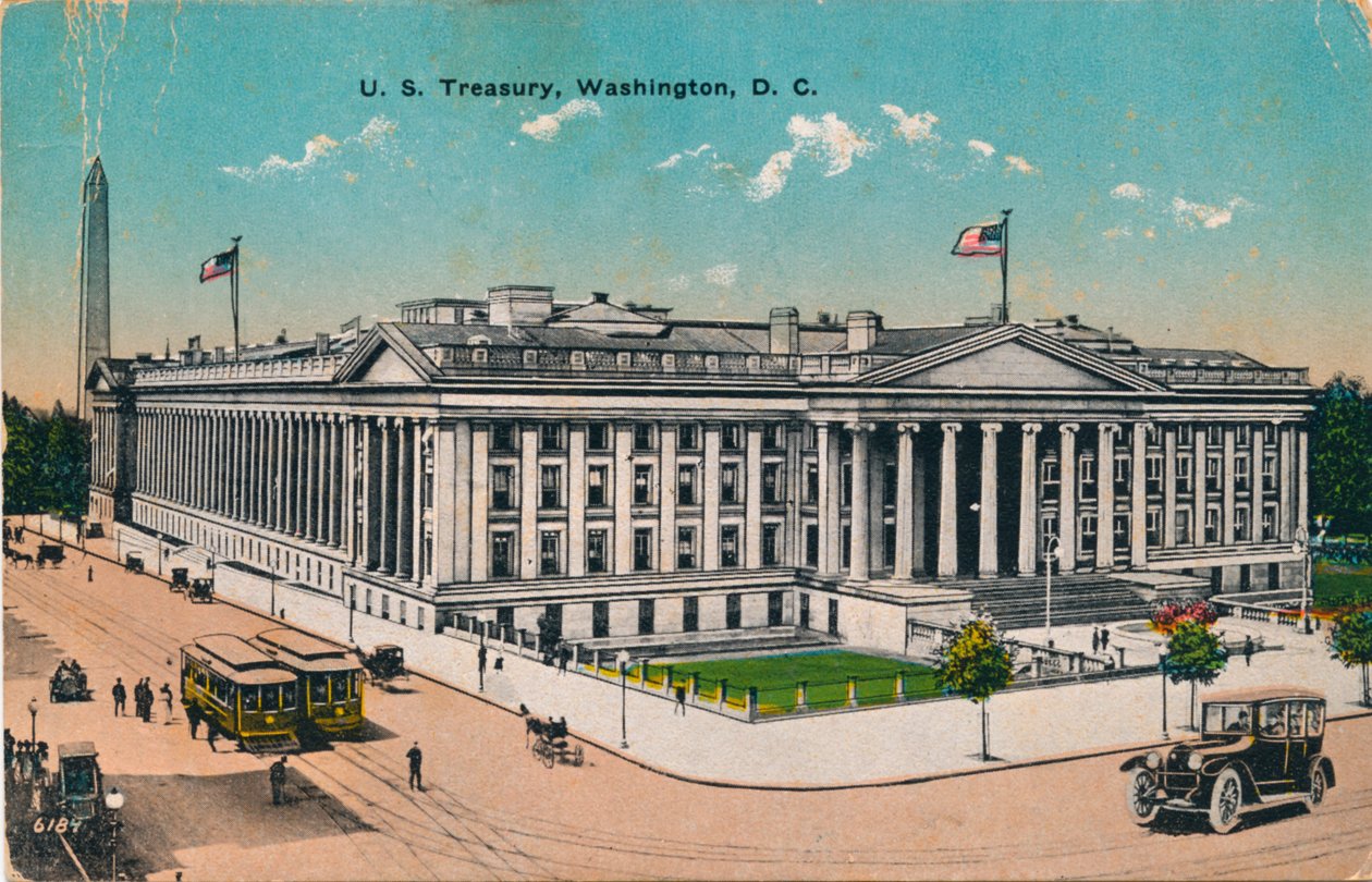 U.S. Treasury, Washington, DC, ca. 1920s door Unbekannt