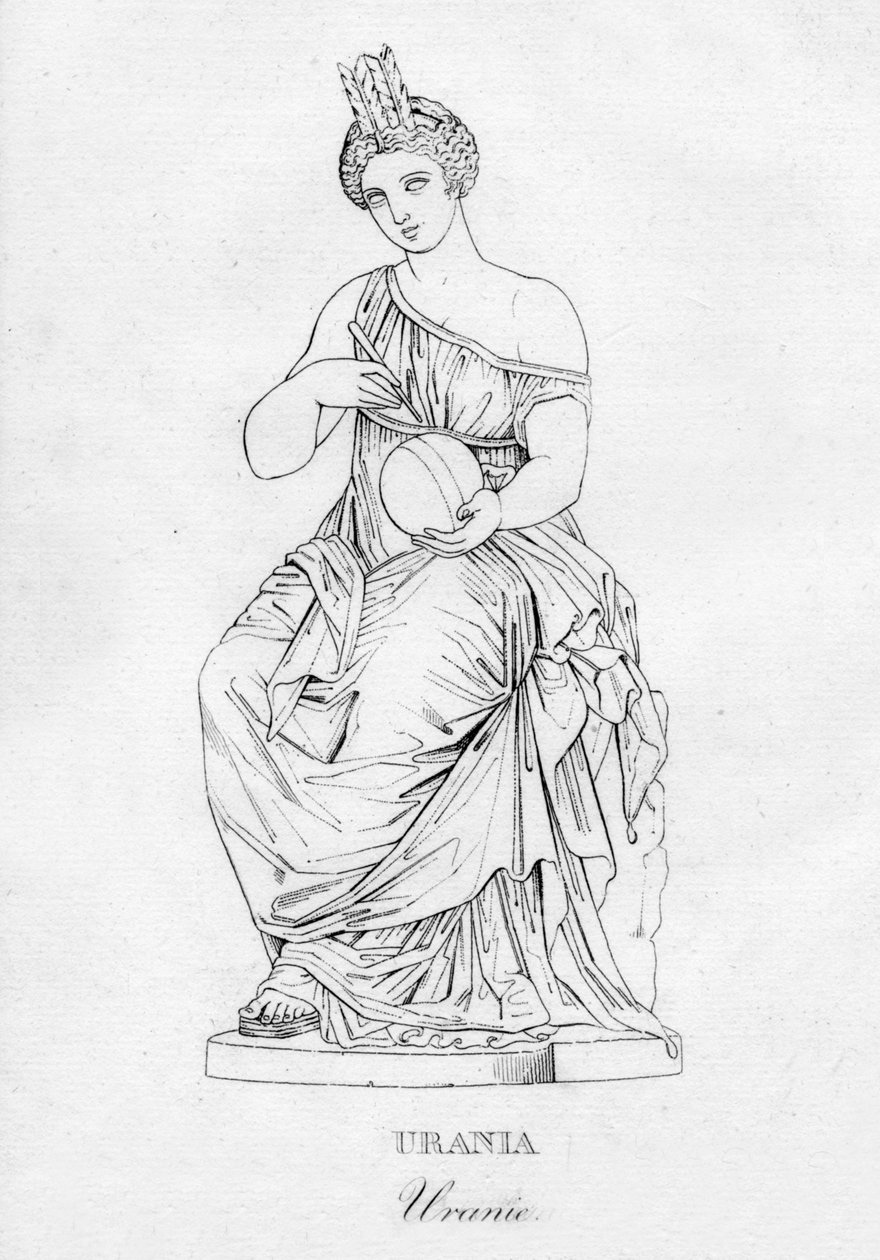 Urania Uranie, ca. 1850 door Unbekannt