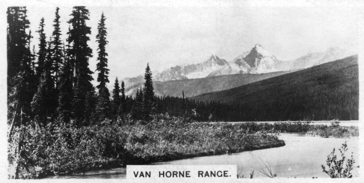 Van Horne Range, Canadese Rockies, c1920s door Unbekannt