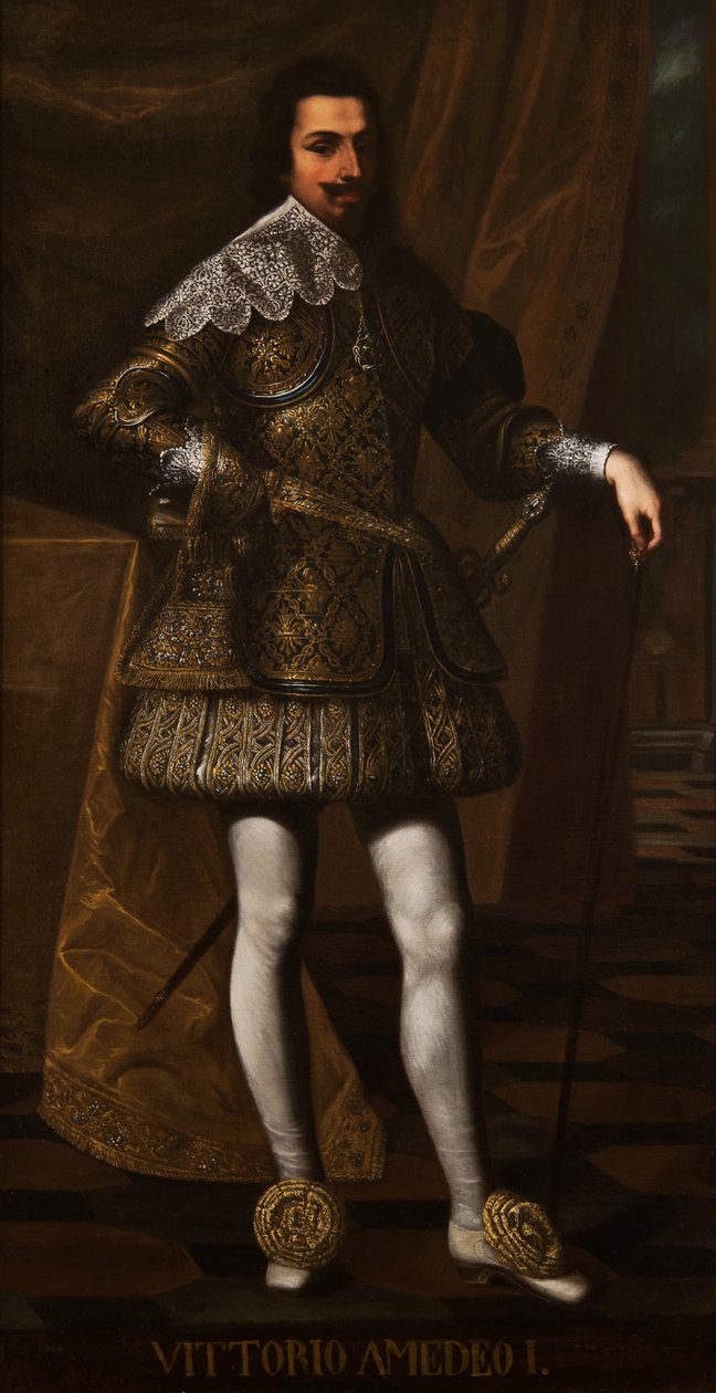 Victor Amadeus I 1587-1637, Hertog van Savoye door Unbekannt